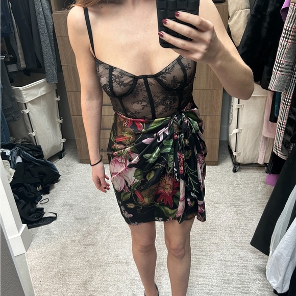 Katie May Corset Floral Man Whisperer Dress Size Small NWOT - Picture 2 of 5